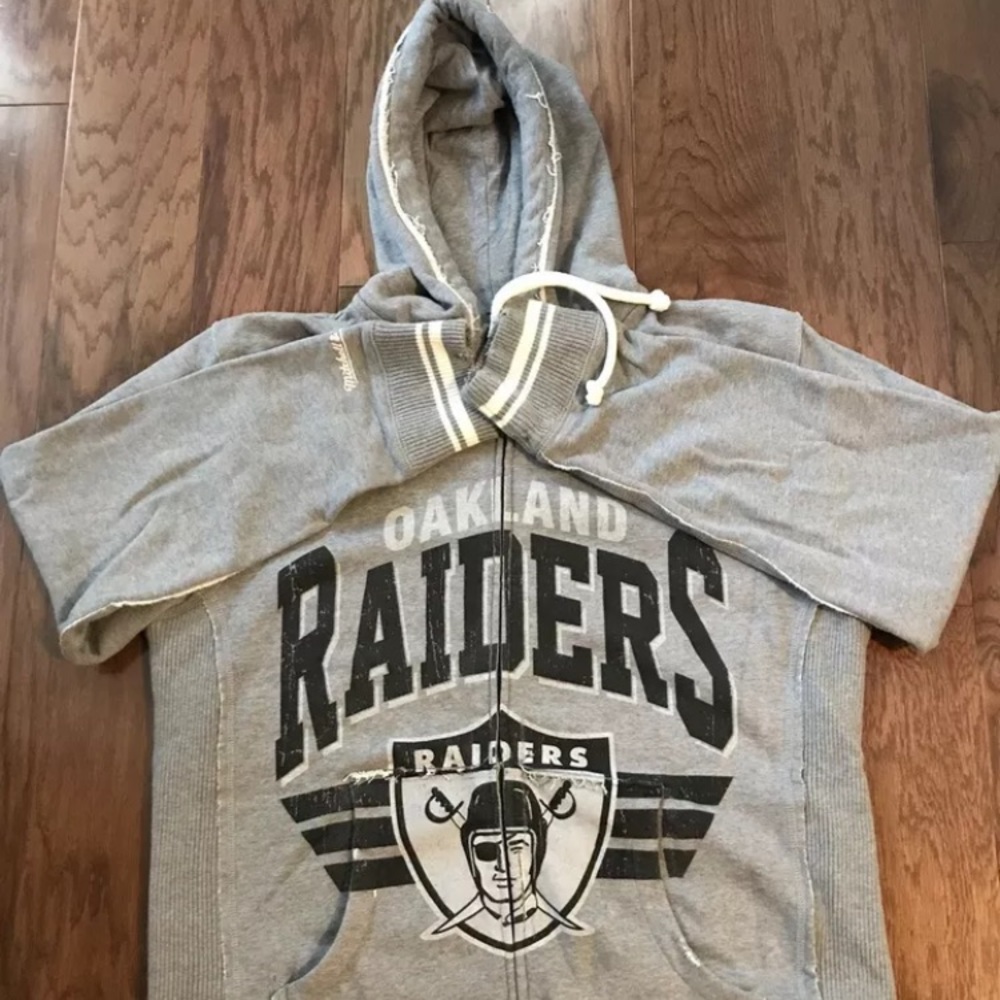 🔥 Mitchell and Ness Oakland Raiders Sweat Jacket